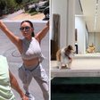 Lewis Hamilton publica novas fotos com Kim Kardashian em momento de descanso