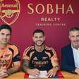 Bruno Guimarães é apresentado pelo Arsenal após transferência de R$ 514 milhões