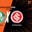Palmeiras x Internacional: onde assistir, escalações e arbitragem