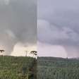 Tornado assusta moradores e causa destruição no Paraná; veja imagens do fenômeno