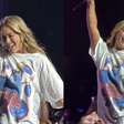 Hilary Duff homenageia ex-namorado, Aaron Carter, em show