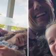 Ex-mulher de Rafael Cardoso mostra ator com a filha após internação clínica: 'Seu lugar de apoio'
