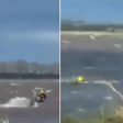 Atleta de kitesurf morre após acidente em manobra e namorada grava últimos momentos