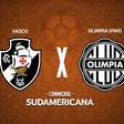 Vasco x Olimpia (PAR): onde assistir, escalações e arbitragem