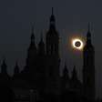 Veja as imagens mais impactantes do eclipse solar total