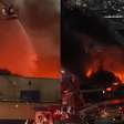 Incêndios de grandes proporções atingem galpões comerciais em São Paulo