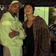 BTS: RM e j-hope posam com Chris Brown nos bastidores