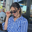 Isabelle Drummond redefine o 'quiet luxury': após final de gravações de 'Coração Acelerado', a intérprete de Naiane aposta em looks 'comfy' com bolsa Dior de R$ 32 mil e short de poá da Adidas de quase R$ 400; veja raio-X em viagem nos EUA