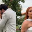 Vestido de noiva de Viih Tube rouba a cena no casamento civil e web reage: 'Ficou tão'