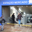 Trensurb conclui reforma de acessos e devolve escada rolante na Estação Mercado em Porto Alegre