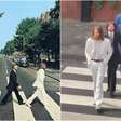 Filmagens da cinebiografia dos Beatles recriam a cena histórica de 'Abbey Road'