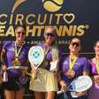Pedro Dellanegra é bicampeão em Paulínia (SP) no Circuito Beach Tennis e categoria Entre Elas é sucesso
