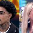 Lívia Andrade surpreende MC Livinho ao vivo no 'Domingão' com música 'proibida': 'Parou aí'