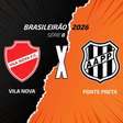 Vila Nova x Ponte Preta: onde assistir, escalações e arbitragem