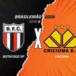 Botafogo-SP x Criciúma: onde assistir, escalações e arbitragem