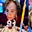 Glória Menezes celebrou 91 anos com a família e ganhou declaração da nora no Dia das Mães; veja