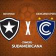 Botafogo x Cienciano: onde assistir, escalações e arbitragem