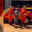 Bombeiros são acionados e capturam jiboia de 2 metros próxima a comércio em Goiás