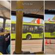 Passageiros registram momento em que ônibus atinge asa de Boeing durante o embarque
