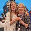 No aniversário do SBT, irmã mais nova de Silvio Santos faz aparição rara
