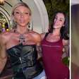 Clima esquentou! Maya Massafera e Bella Longuinho são flagradas dando beijão