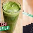 Suco seca barriga detox simples e diurético, para eliminar o inchaço do corpo de forma natural e saudável