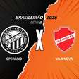 Operário-PR x Vila Nova: onde assistir, escalações e arbitragem