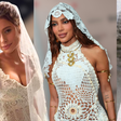 Vestido de noiva estilo boho chic: Anitta, Isadora Cruz e Gabz em 'Coração Acelerado' usam looks de inspiração romântica; tendência com renda e crochê substitui o óbvio e transforma o 'estilo de vó' na maior aposta para 2026