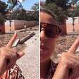 Luana Piovani protagoniza briga com vizinha em Portugal: 'O puro suco da estupidez'