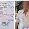 Brasileira faz pedido em restaurante na Itália e recebe mensagem ofensiva na nota