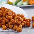 Snack de grão-de-bico crocante: receita saudável e fácil