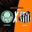 Palmeiras x Santos: onde assistir, escalações e arbitragem