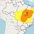 Alerta amarelo para tempestades: Inmet emite aviso a 7 estados