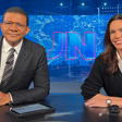 Quem substitui Renata Vasconcellos e César Tralli em semana de entrevistas no Jornal Nacional