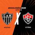 Atlético x Vitória: onde assistir, escalações e arbitragem