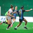 Sob forte chuva, Grêmio e São Paulo empatam pelo Brasileirão Feminino