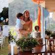 Festa rústica na fazenda com bolo simples de 2 andares e personagens da Patrulha Canina: Fabiana Justus comemora 3 anos do filho Luigi com festinha intimista e encanta a web. Veja fotos!