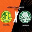 Mirassol x Palmeiras, AO VIVO, com a Voz do Esporte, às 17h
