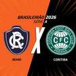 Remo x Coritiba: onde assistir, escalações e arbitragem