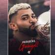 Fla homenageia Gabigol pelo aniversário e atacante repercute