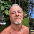 Marcello Novaes vive em sítio na região serrana do Rio com cachoeira particular e piscina de ondas