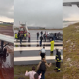 Avião com 151 pessoas a bordo sai da pista em aeroporto no Paraná