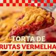 Torta de frutas vermelhas super rápida e deliciosa, com uma massa leve e recheio incrível