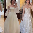 Vestido de noiva sereia com renda, princesa com mangas bufantes e mais: 10 modelos que Fabiana Justus experimentou antes de renovar votos