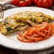 Fritada de batata com muçarela de búfala: leve e cremosa
