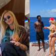 Biquíni neon, calcinha asa-delta, iate e jatinho: Vírginia e Vini Jr. esbanjam luxo e estilo em viagem pela Europa. Veja fotos!
