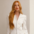 Marina Ruy Barbosa aposta em look branco para entrevista com Sadi e revela frase de ex sobre sucesso e maternidade