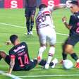 Ouça o áudio do VAR sobre pênalti para o São Paulo contra o Bragantino em lance com toque de mão de Luciano