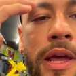 Neymar faz reclamação sobre gramado da Vila Belmiro e web debocha: 'Coloca a culpa'