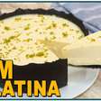 Torta de limão sem gelatina e sem amido de milho, com um creme azedinho divino para arrasar